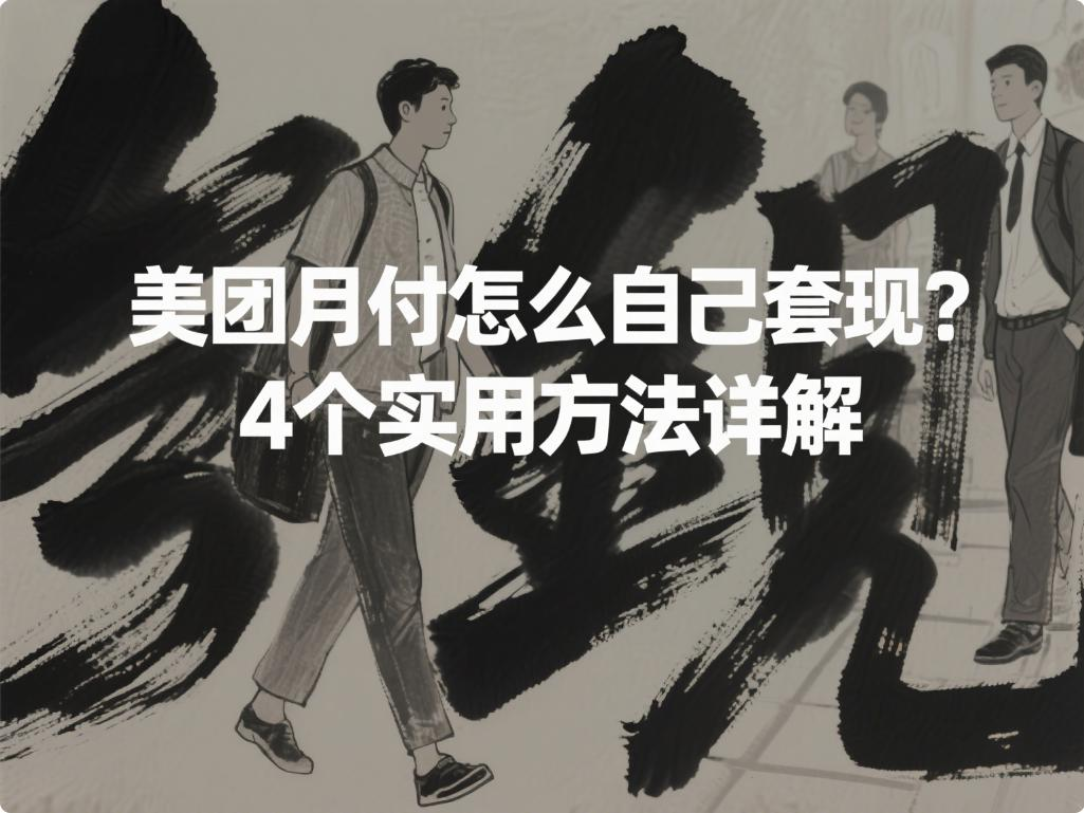 美团月付怎么自己套现？4个实用方法详解